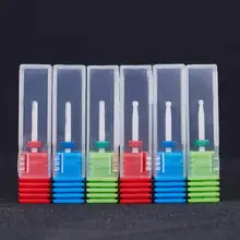 Сверло для нейл-арта, керамическая Шлифовальная головка, аксессуары для электрического маникюрного станка, инструменты для маникюра, DodgerBlue, 51