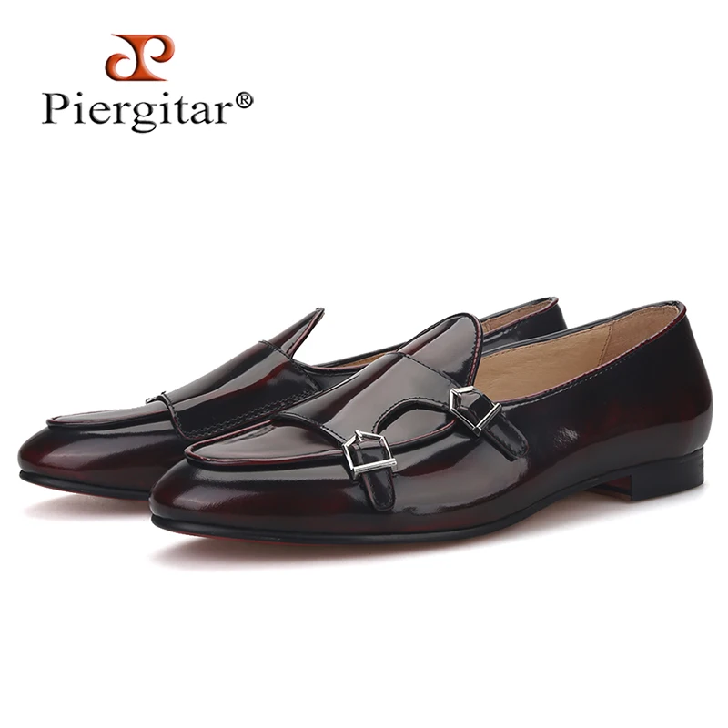 Slipon Mens Smoking Slippers Red Bottom 