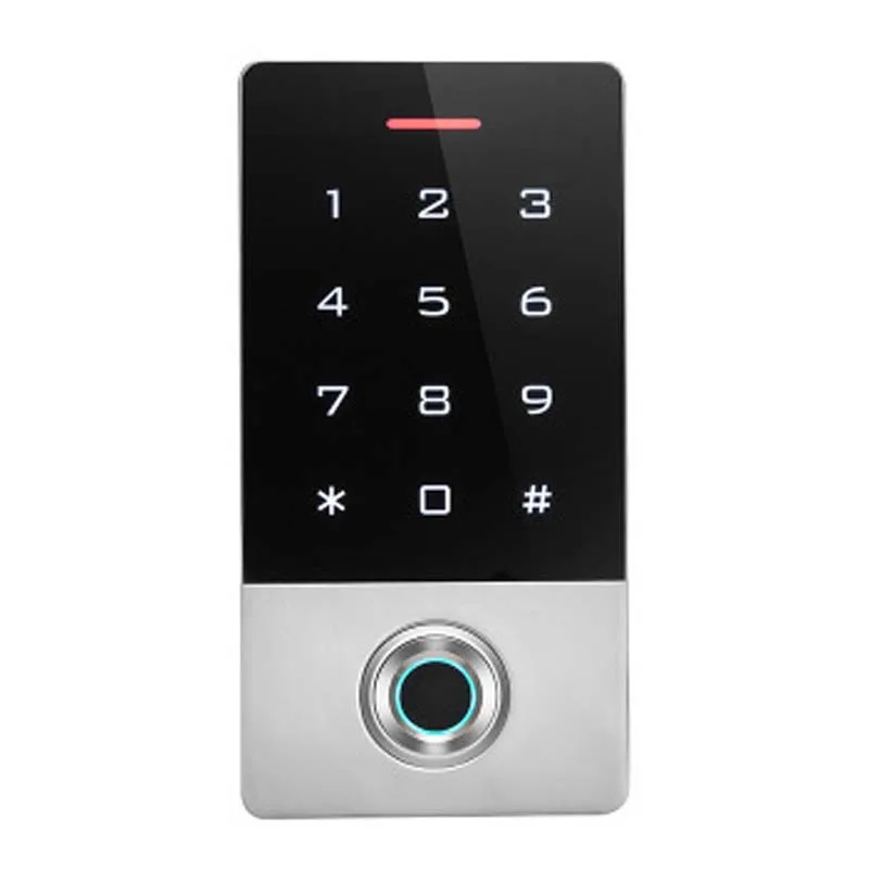 Metal waterproof access control fingerprint touch-sensitive password access control machine