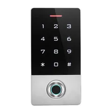 Metal waterproof access control fingerprint touch-sensitive password access control machine
