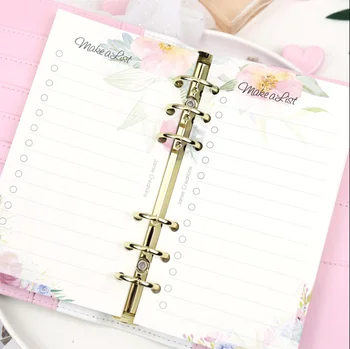

10set Handbook separator Lace series Refill Filler Paper Index Page for Filofax Spiral A6 Planner Bookmarks School Stationery