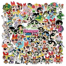 

10/50/74Pcs Feitian Little Policewoman Anime Cartoon Kawaii Stickers Laptop Bike Guitar Phone Cartoon Graffiti Kids Classic Toy