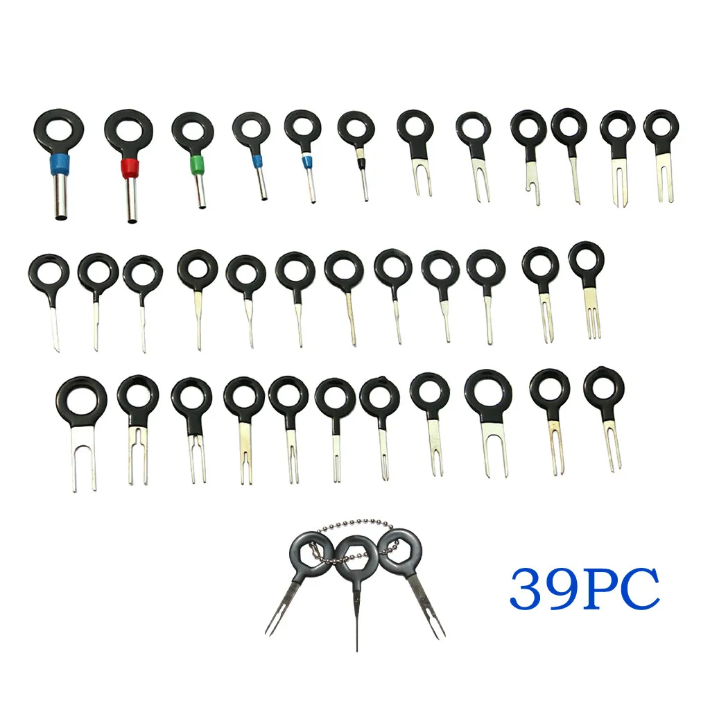 39 шт. провод разъем для клемм проводов инструмент для удаления автомобильной электрической проводки обжимной разъем контактный комплект для провода 30