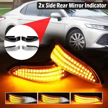 

2x Flowing Turn Signal Light LED Side Wing Rearview Mirror Dynamic Indicator Blinker for Toyota CAMRY COROLLA YARIS VENZA