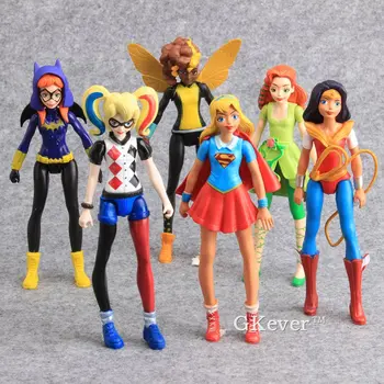 

6 pcs/set Beauty Girl PVC Action Figures Toys Collectible Model cute Angel princess Figures Children baby Gift home car decor