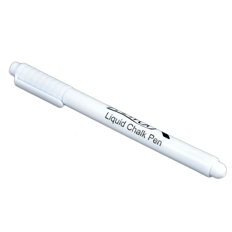 1Pc White Liquid Chalk Pen Marker for Glass Windows Chalkboard Blackboard Writing Highlighters School Wipe Off