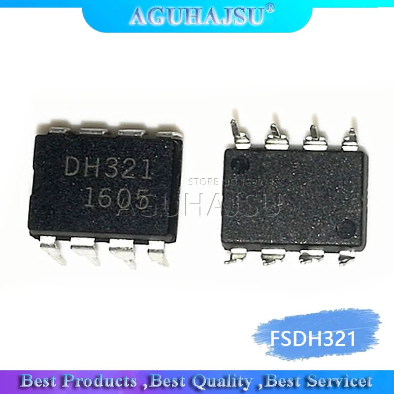 10 шт. DH321 FSDH321 встроенный DIP8 индукционная плита электрочип|Интегральные схемы| |