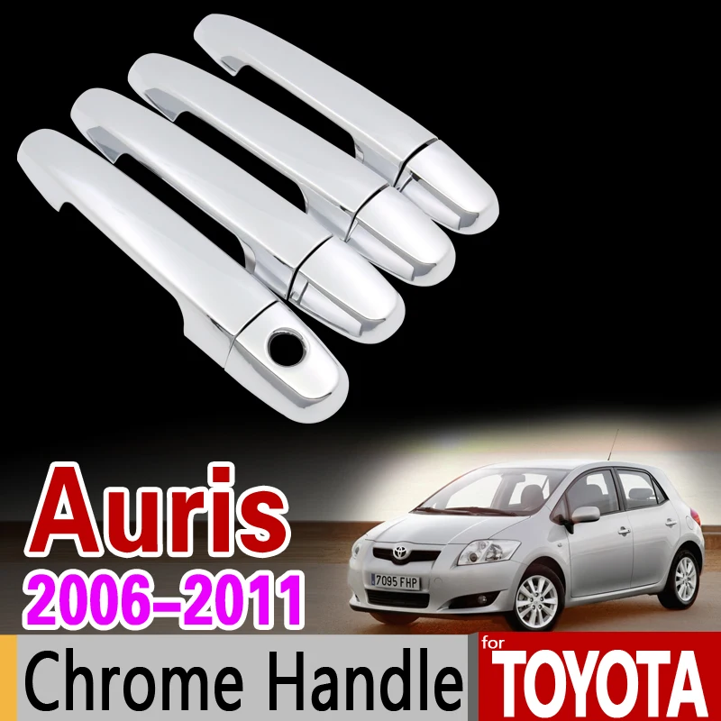 Для Toyota Auris E150 2006-2011 хромированная накладка на ручку Corolla Hatch 2007 2008 2009 2010 автомобильные аксессуары наклейка для стайлинга автомобилей