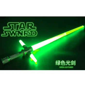 

NEW 72cm 3 Types Star War Foldable Laser Sword with Sound and Light Classic Lightsaber Toy Scalable Weapons
