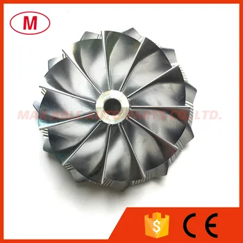 

TD04HL 49189-x 20T 47.04/58.00mm 11+0 blades Reverse Turbo Billet Compressor wheel/Aluminum 2618/turbocharger Milling wheel