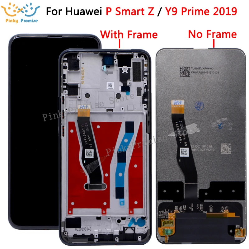 6 59 дюйма для Huawei Y9 Prime 2019 ЖК дисплей телефона с сенсорным экраном дигитайзер в