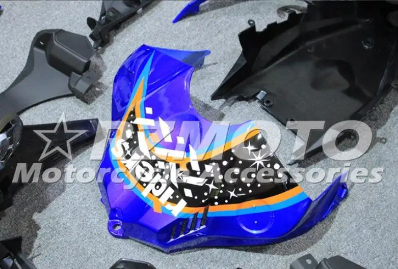 Литьевая форма) ABS Полный обтекатели комплект подходит для YAMAHA YZF-R1 15 16 r1 синий желтый