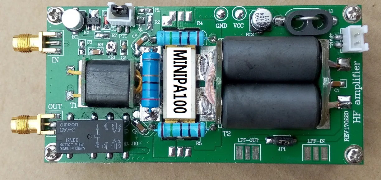 MINIPA100 Ft-817 Kx3 IC-703 усилитель мощности коротковолновый усилитель мощности DIY набор деталей