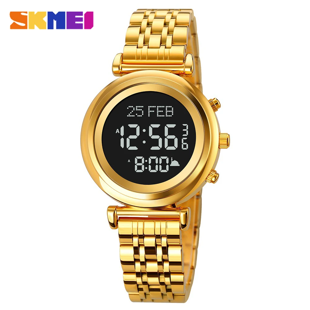 Muslim Compass Qibla Watch Skmei Digital Muslim Azan Muslim Azan