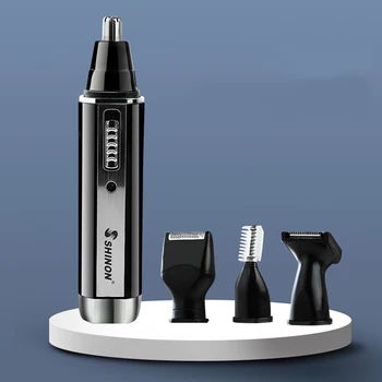 

Multi-function Electric Nose Hair Trimmer Mini Razor Nose Hair 4 in 1 Temples Eyebrow Trimming Set Electric Nose Hair Trimmer