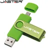 JASTER USB флеш-накопитель OTG высокоскоростной накопитель 64 ГБ 32 ГБ 16 ГБ 8 ГБ 4 ГБ внешний накопитель двойное применение Micro USB палка ► Фото 1/6