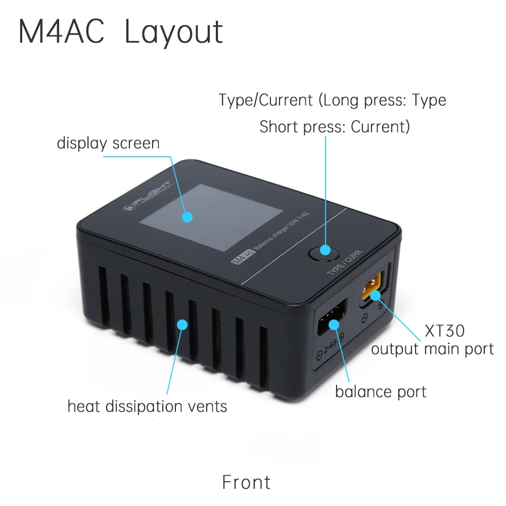 iFlight Battery, 8 XT3O output main port balance port heat dissipation vents