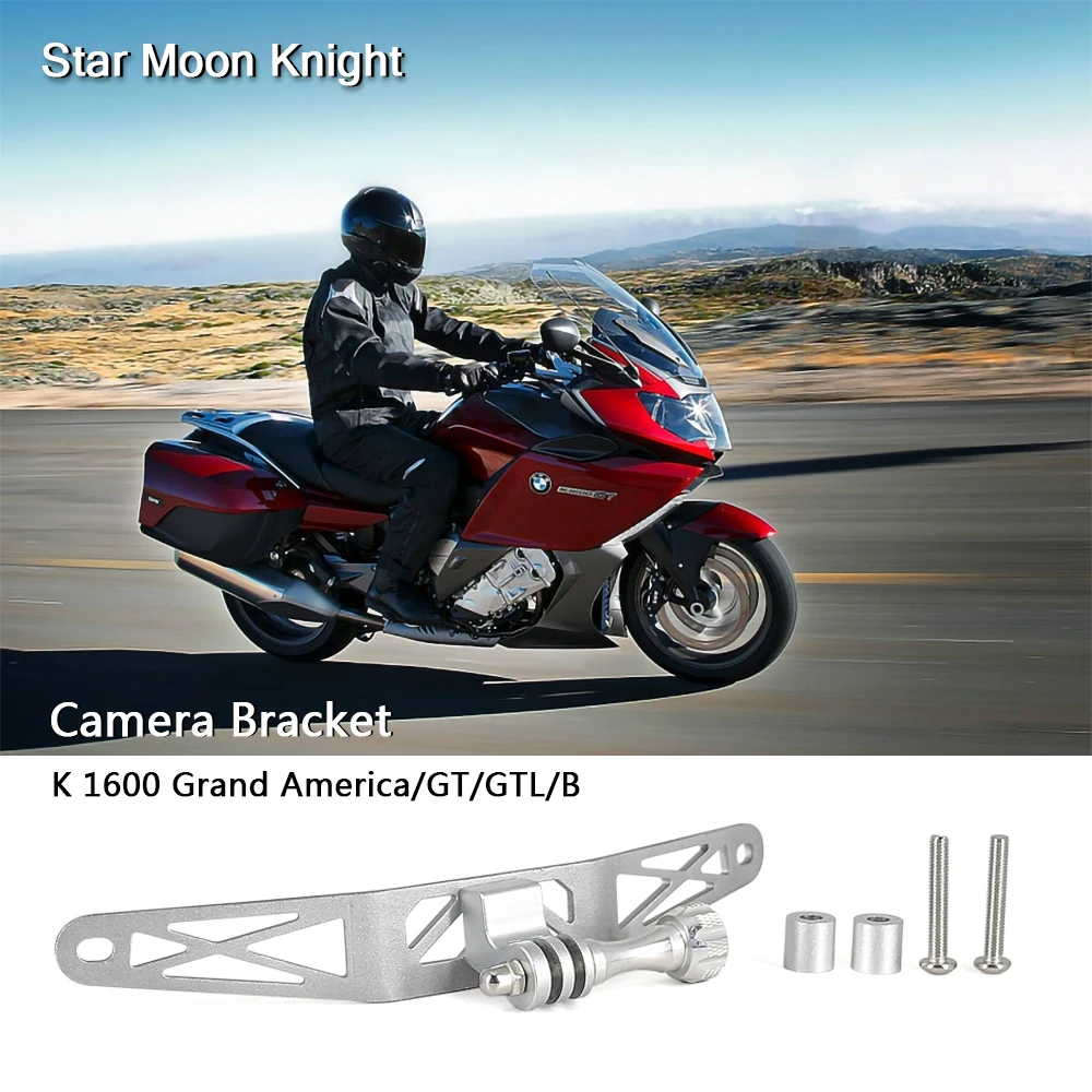 

Motorcycle Holder Cam Camera Driving Recorder Bracket Front Camera Mount CamRack For BMW K1600GT K1600 K 1600 B GA GT GTL K1600B