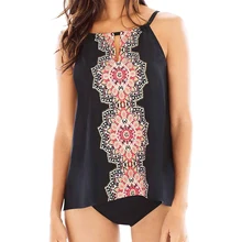 Женский купальник с цветочным рисунком для девочек, купальный костюм, размер S-XXL, сексуальный мягкий бикини, купальный костюм, пляжная одежда, длинное бикини с высоким воротом