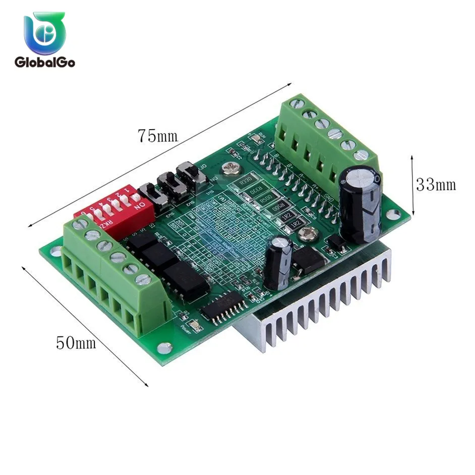 TB6560 3A привод шагового двигателя CNC шаговый двигатель плата одноосного контроллера DC 24V 10 V-35 V