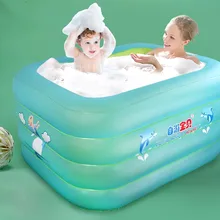 Inflatable Swimming Pool For Family Kids Baby Toddler Adults Blow Up Kiddie Pool For Outdoor Summer Accessories Swim Trainer
