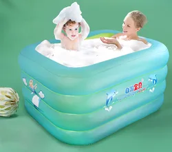 Piscine gonflable pour famille, enfants, bébés, adultes, piscine gonflable pour enfants, accessoires d'été en plein air, entraîneur de natation 