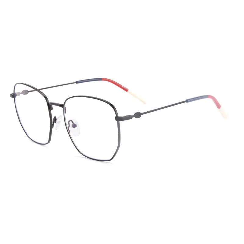 

UOOUOO anti blue ray retro glasses men women big size metal frame blue light filter computer glasses prescription cusotmized