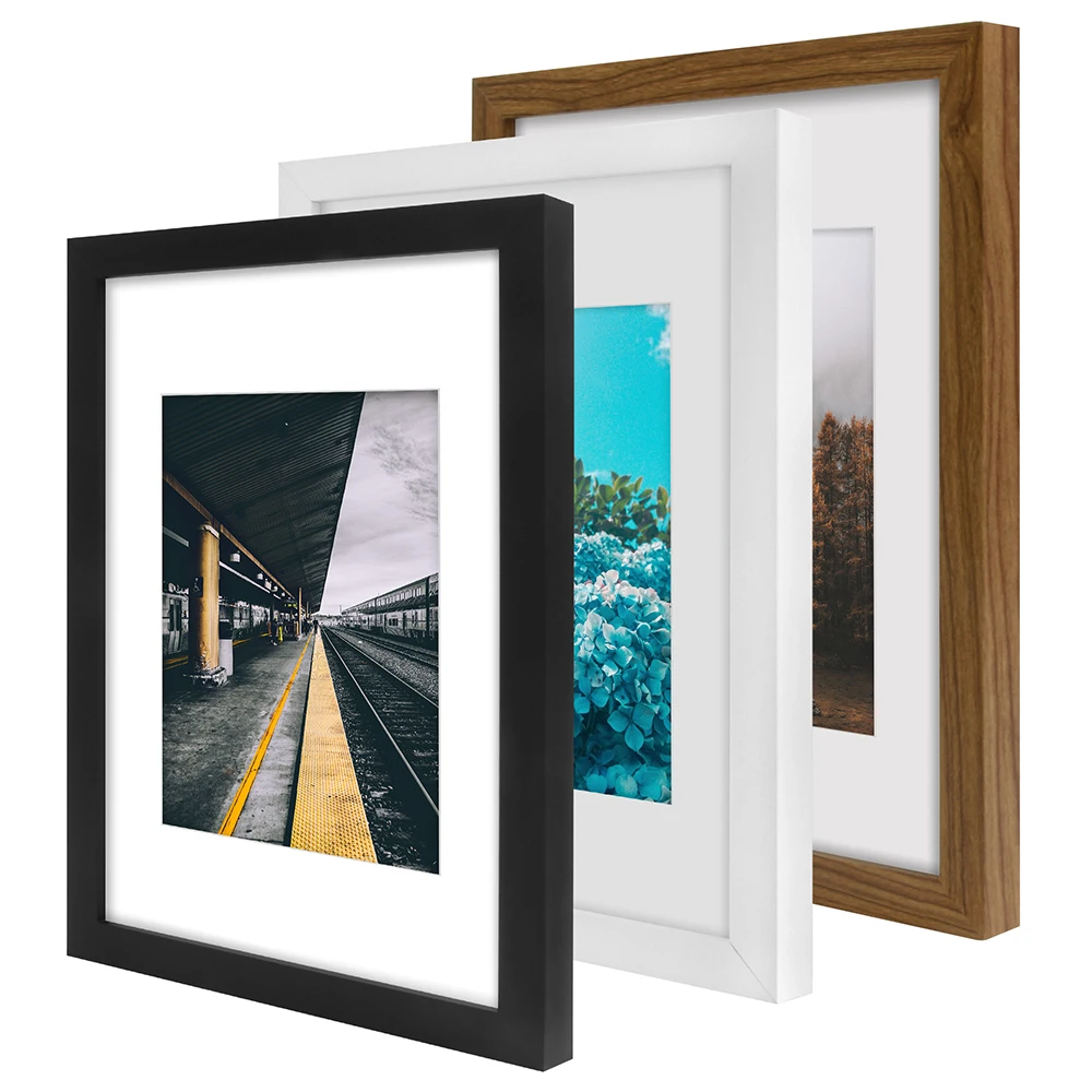 Black Photo Frames Picture Frame 8x10" inches 20x25cm Hang & Stand Qty Discount 