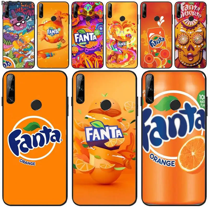 Fanta напиток оранжевый чехол для телефона Huawei Y5 II Y6 Y7Prime Y9 2018 2019|Бамперы| |