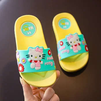 

Children's Slippers for Boys Girls Summer Cute Kid Baby Indoor Girls Home Bath Slip Bathroom Parent-Child Slippers Cartoon
