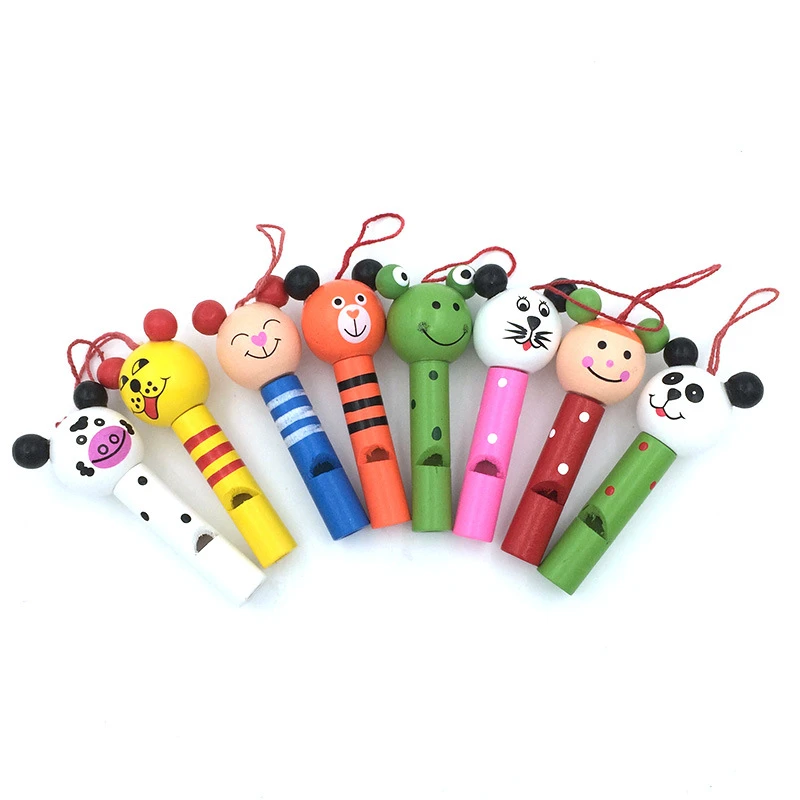 1 Pieces Jouets En Bois Dessin Anime Animal Sifflet Cle Cintre Education Precoce Instrument De Musique Jouet Pour Bebe Enfants Couleur Aleatoire Aliexpress