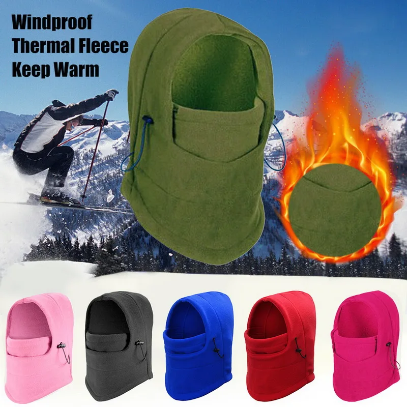 

Soft Face hat Thermal Fleece Balaclava Hood Swat Bike cap Wind Winter wind-proof and sand-proof Stopper Beanies