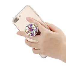 Держатель телефона с кольцом на палец Bling Air Bag Diamond подставка для смартфона для iPhone samsung универсальный расширяющийся держатель для автомобиля