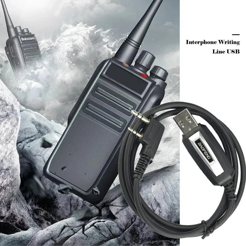 Baofeng USB Кабель для программирования с компакт-диск с драйверами для BaoFeng UV-5R BF-888S UV-82 GT-3 иди и болтай Walkie Talkie “иди и аксессуары