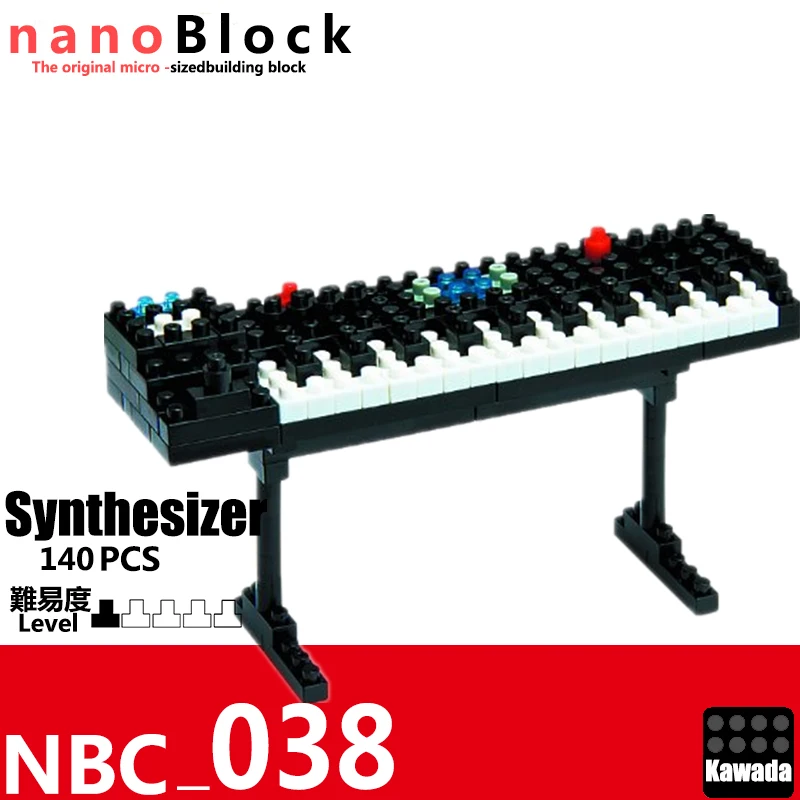 Nano Block Micro-Sized Building Blocks NBC-038 *NEW* NANOBLOCK Synthesizer 