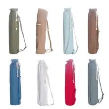 Разноцветный Коврик для йоги, спортивный, для фитнеса, хлопок, холст, легкий, модный рюкзак для хранения, хлопок, коврик для йоги, сумка 260 г