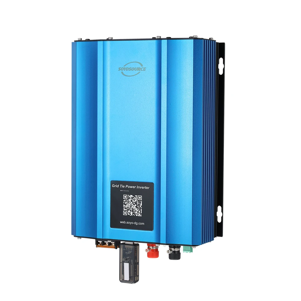 Solar Inverter Power Inverter 1200W Grid Tie Inverter with limiter WIFI APP Remote Control Battery Discharge Mode 1000W