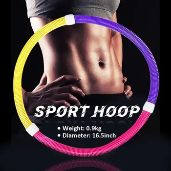 

Fitness Hoop PVC Spring Gymnastics Sport for Slimming Waist Training Workout Weight Fitness Equipment Body Building