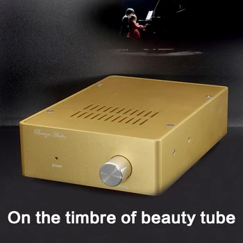 

amplifier case box Diy Enclosure ES9018 DAC Decoder Aluminum Chassis all-aluminum amplifier chassis Housing