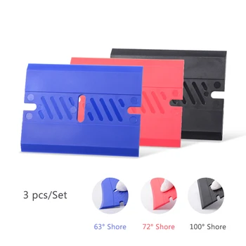 

EHDIS Vinyl Wrap Car Film Scraper Window Glass Tint Water Wipe Soft Rubber Squeegee Sticker Colloid Glue Remover Cleaning Tools