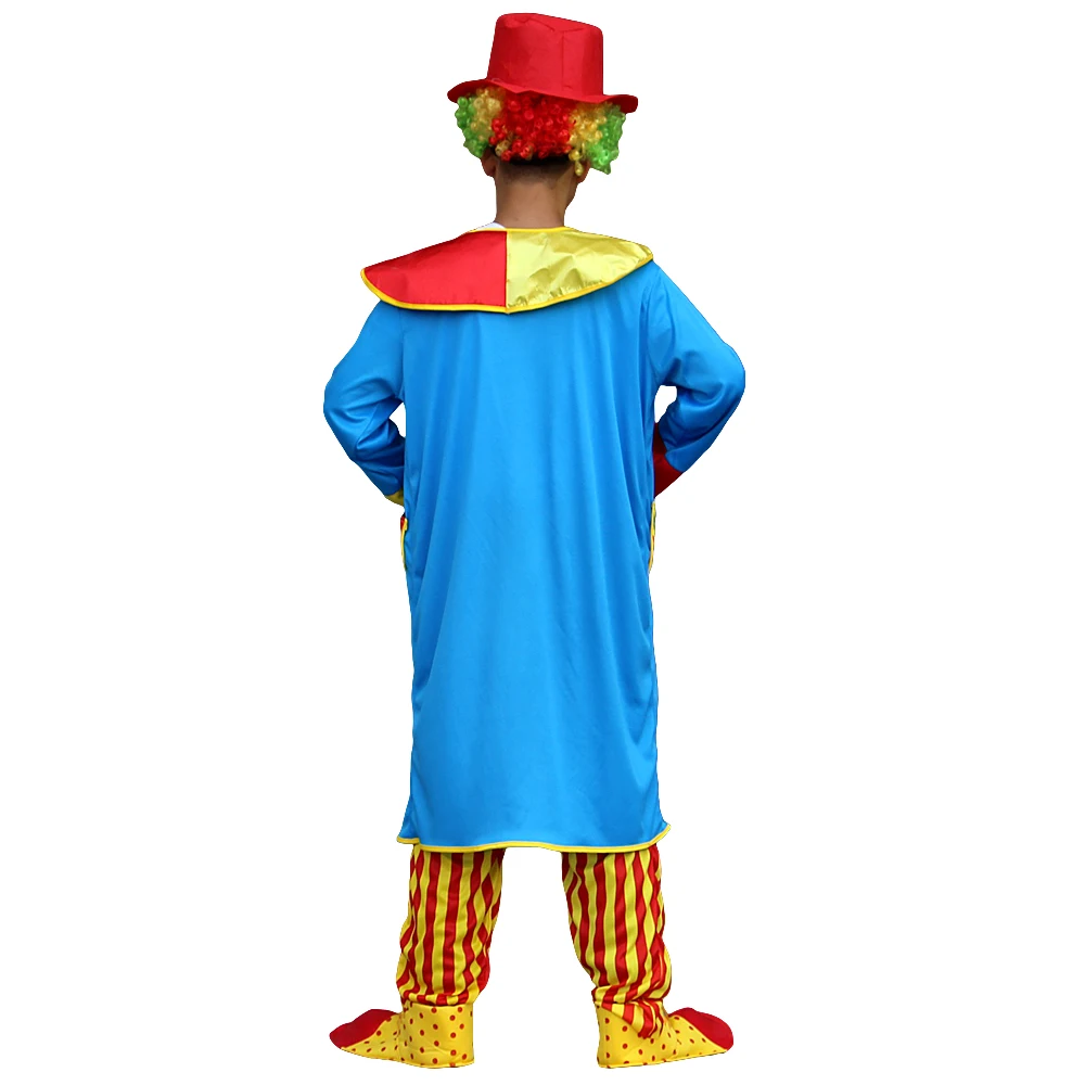 Halloween men costumes Funny Circus  Naughty Harlequin Uniform men costume Fancy Dress Cosplay for adult Men Women Clown Costume naruto cosplay