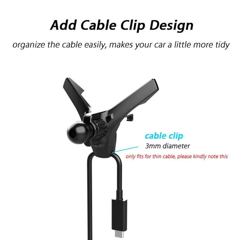 mobile grip holder Universal Car Air Vent Clip 13MM 15MM 17MM Ball Head for Car Phone Holder Stand Gravity Mount Magnetic Support Bracket Clamp mobile stand for bike