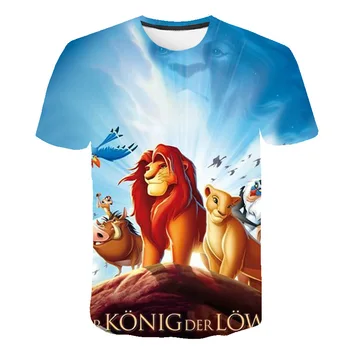 

2019 NEW Film glory kingdom King The Lion King Simba 3D t-shirt Men/Women summer Hip hop Casual kid t shirt Short Sleeve Clothes