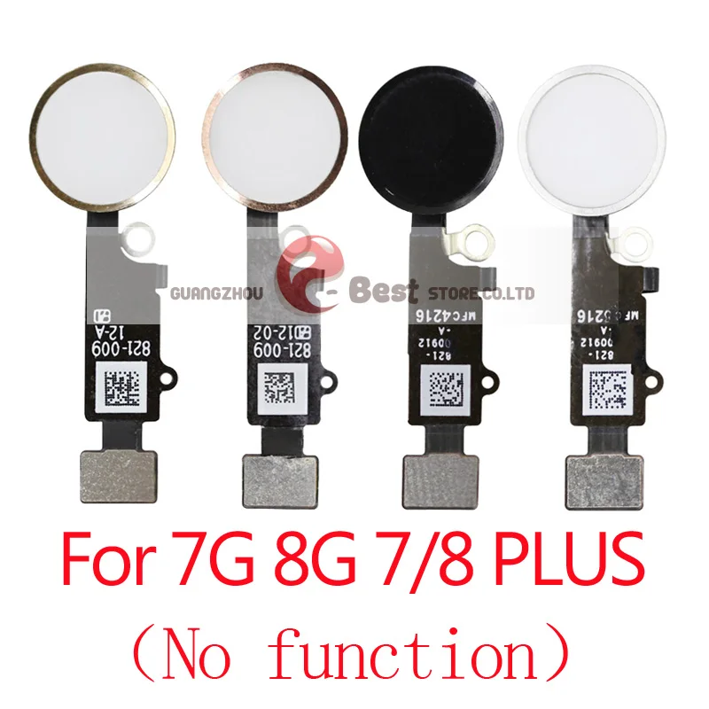 1 шт. кнопка Home с гибким кабелем для iPhone 5 5C 5S 6 6plus 6s Plus 8 7 7 plus кнопка Home Flex в сборе