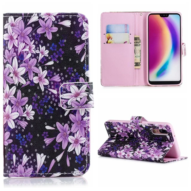 Кожаный бумажник чехол для huawei P30 P20 Pro Y5 Y6 Y7 Y9 P Smart Honor 20 10 Lite10i 9X 8A 8C 8X8 S Тарельчатая крышка чехол - Цвет: 06