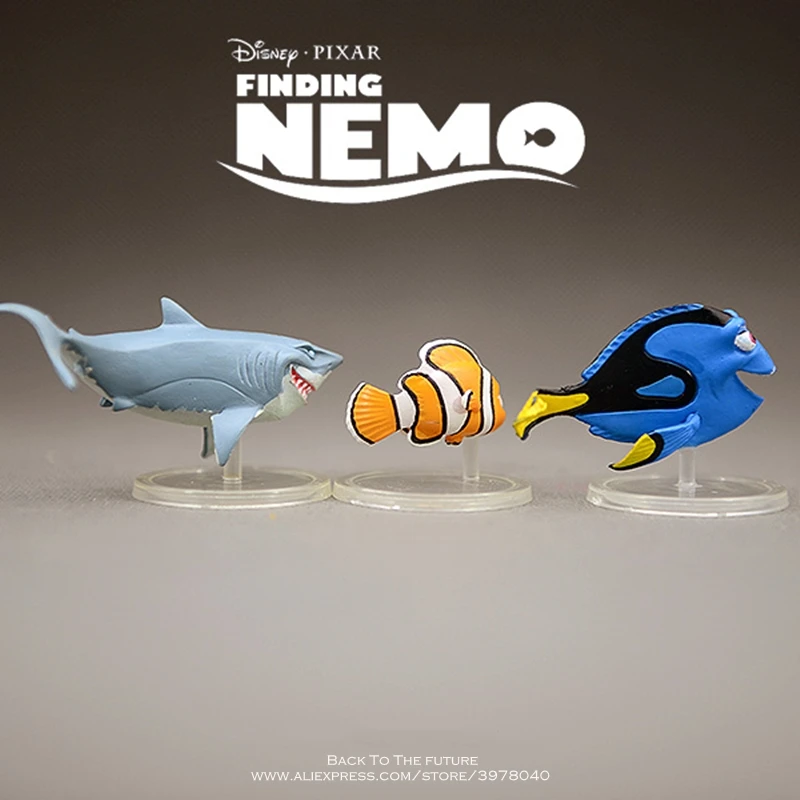 Disney Find Nemo Белый Кит 4 5 см мини ПВХ фигурка кукла коллекция аниме игрушка модель