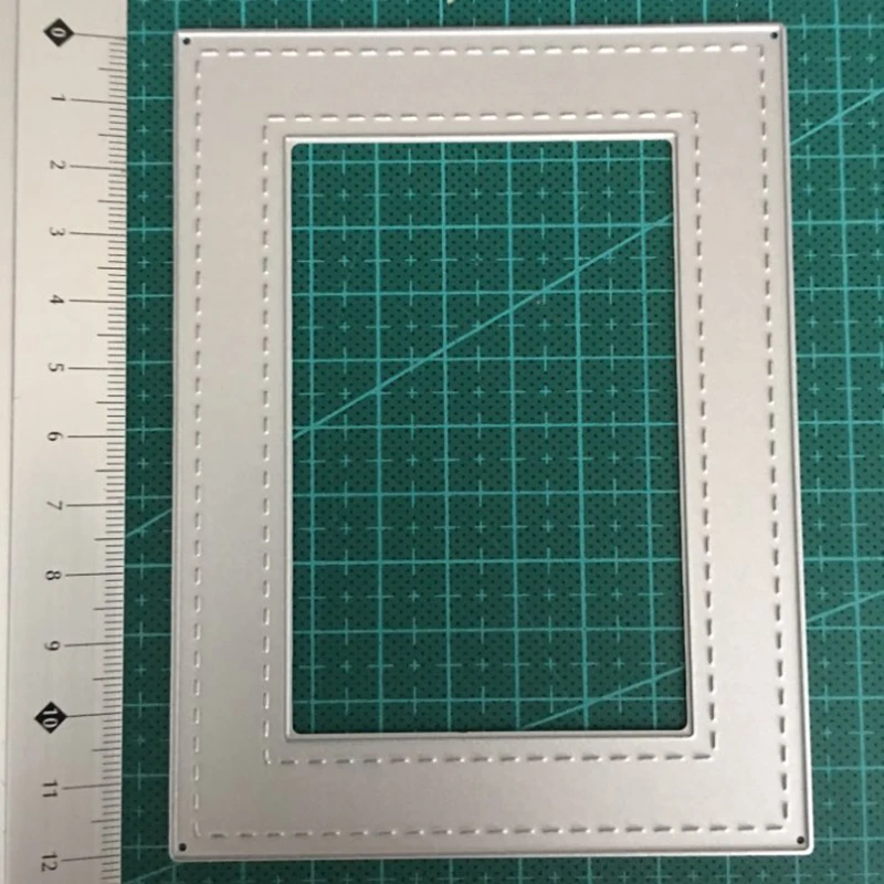 HamyHo стежка фоторамка для резки металла трафарет скрапбукинга DIY фестиваля ручной