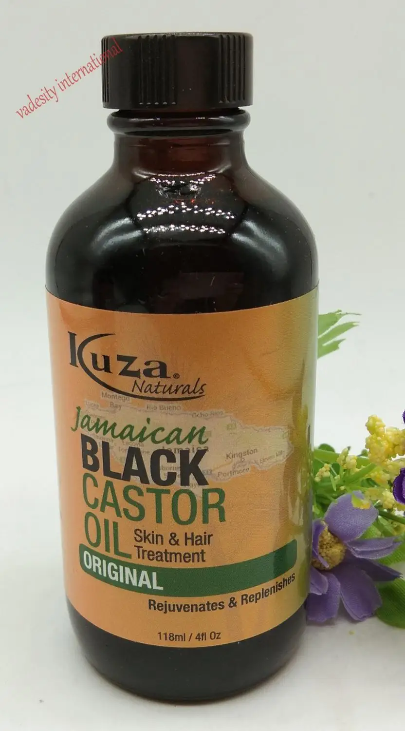 Оригинальное черное касторовое масло Kuza Jamaican 4 унции/118 мл | Красота и здоровье