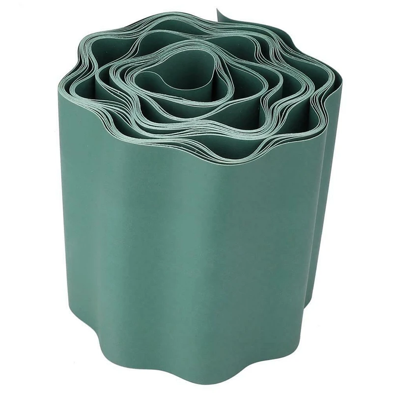 

Garden Lawn Edging Strip Flexible Plastic Decoration Border Courtyard Fence 9M