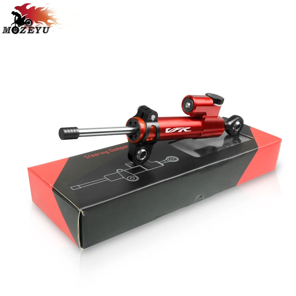 

Motorcycle CNC Steering Stabilizer Damper shock absorber stable steering for HONDA VFR VFR 400 800 800X 750 VFR1200 1200F 1200X